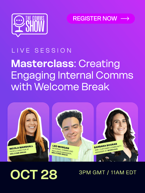 Live Session: Creating engaging internal comms with Welcome Break