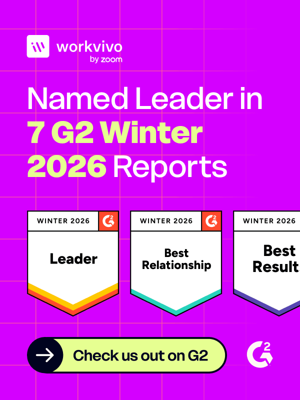 Workvivo a leader in 7 G2 Winter 2026 reports