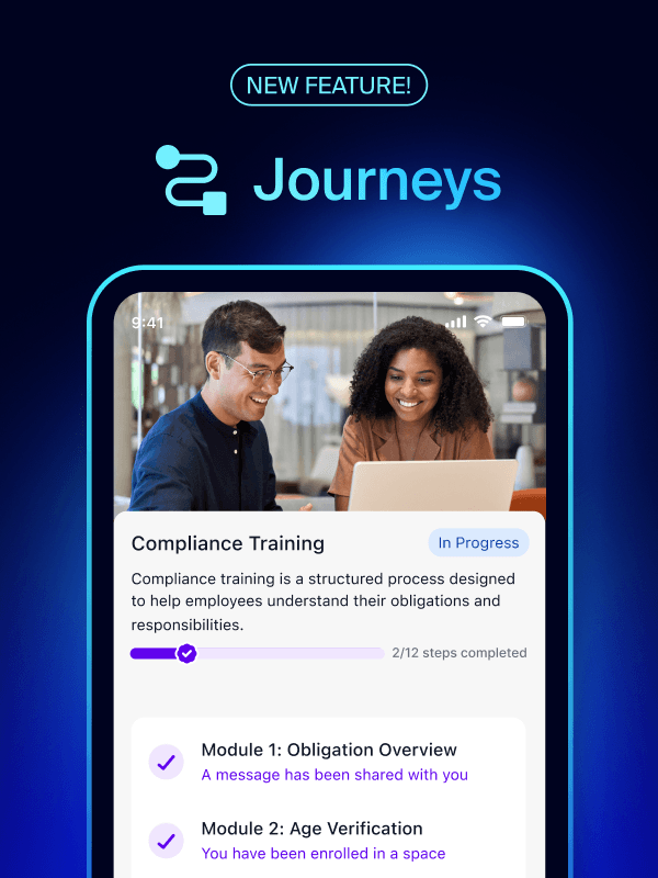 New Feature – Workvivo Journeys. Click to find out more!